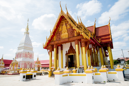 chapel of  Phra That Renu Nakonの写真素材