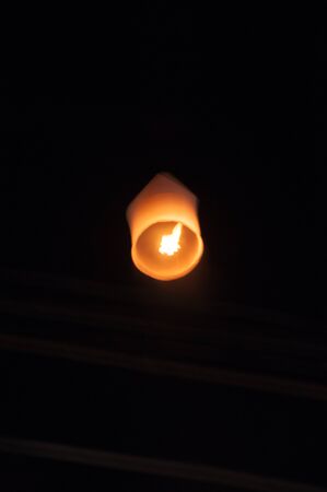Floating lanternsの写真素材