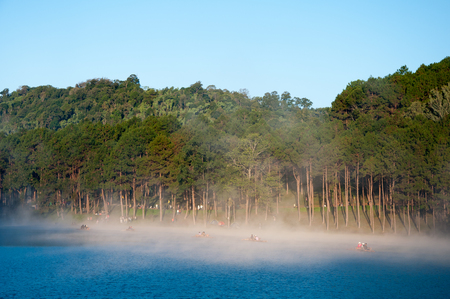 Fog basinの写真素材