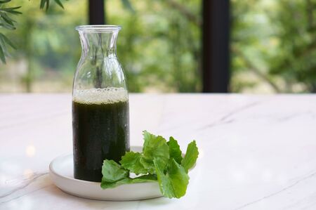 Asiatic Pennywort juiceの写真素材