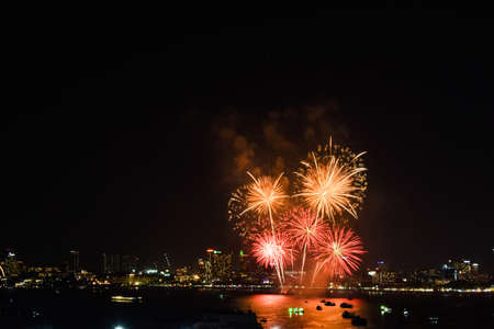 Fireworks Festival in Pattaya 2020, Thailand