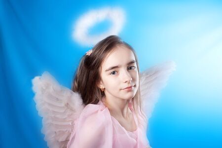 Saint little girlの写真素材