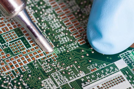 Printed circuit board fixing ironing laptop mainboard