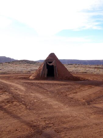 Traditional Dwelling in Monument Valley      の写真素材