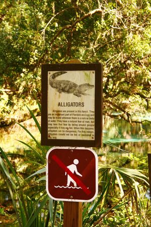 Warning Signの写真素材
