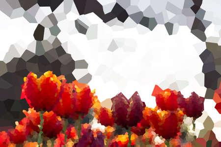 Abstract background. Tulipsの写真素材