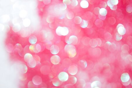 vivid bokeh in soft color style for background. romanticの写真素材