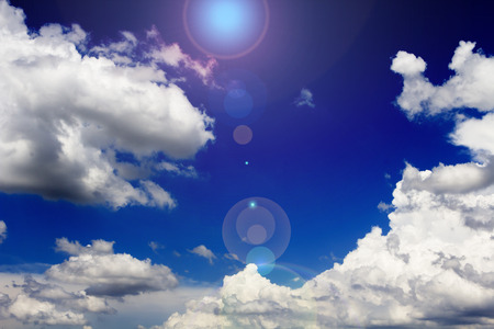 Beautiful blue sky.の写真素材
