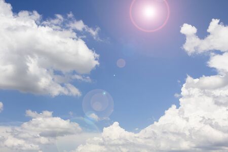 Beautiful blue sky.の写真素材