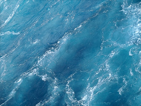 Pure blue water background. 