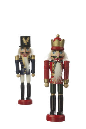 nutcracker in white backgroundの写真素材