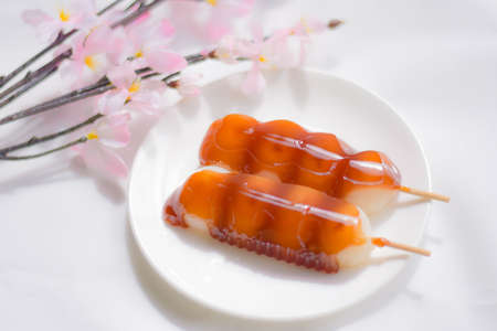 The Japan sweets are very popular in their country.Someone know more about dango,cake,mocha include matcha  green tea.itâs so smell good.の写真素材