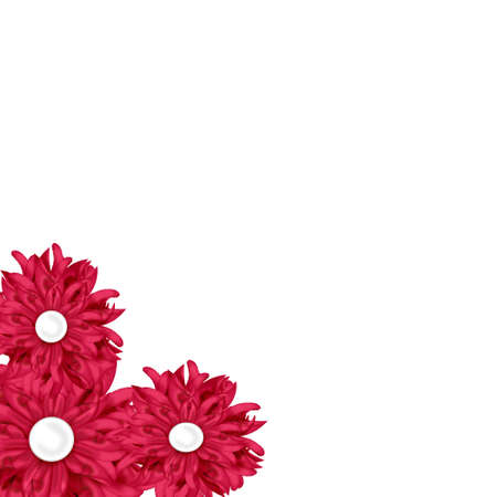 a flower done in bright pretty colors のイラスト素材