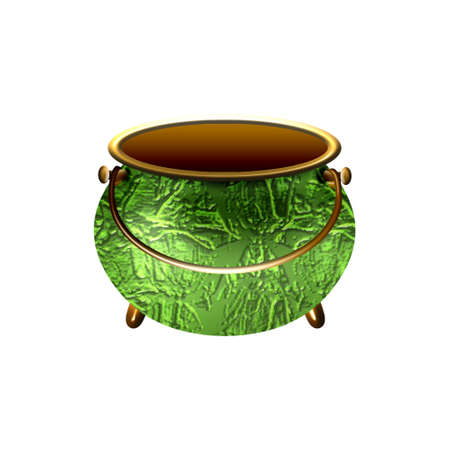 a brightly colored cauldronのイラスト素材