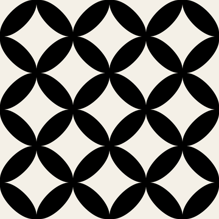 Seamless geometric pattern of circles on a beige background. Simple geo pattern. Clothing fabric print, wrap paper textile.のイラスト素材