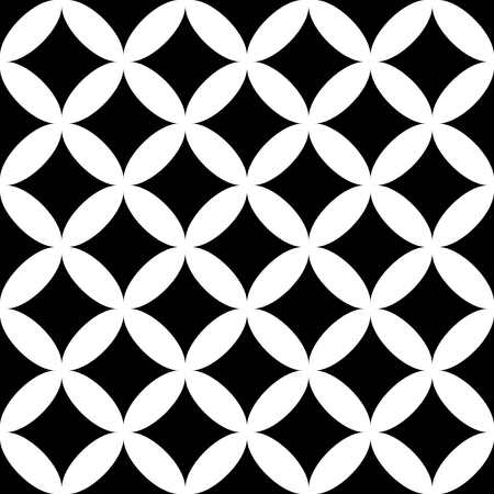 Seamless geometric pattern of circles on a beige background. Simple geo pattern. Clothing fabric print, wrap paper textile.のイラスト素材