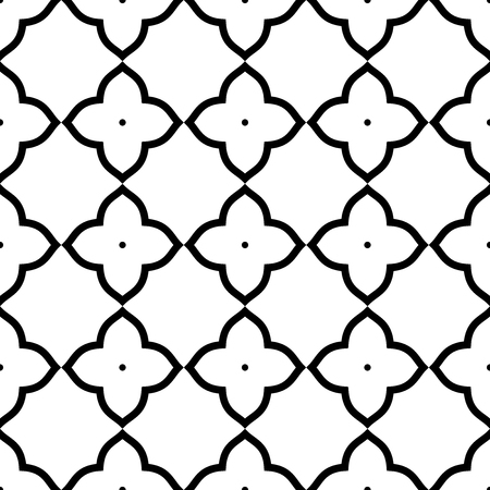 Geometric minimal abstract pattern in Arabian style. Seamless vector background.のイラスト素材