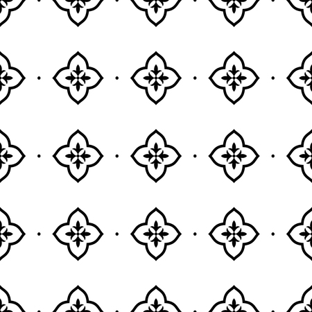 Geometric minimal abstract pattern in Arabian style. Seamless vector background.のイラスト素材