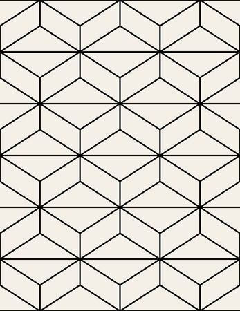 Vector seamless pattern. Modern stylish texture. Repeating geometric background with rhombusのイラスト素材