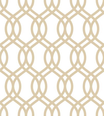 Seamless pattern with geometric waves. Endless stylish texture. Ripple monochrome backgroundのイラスト素材