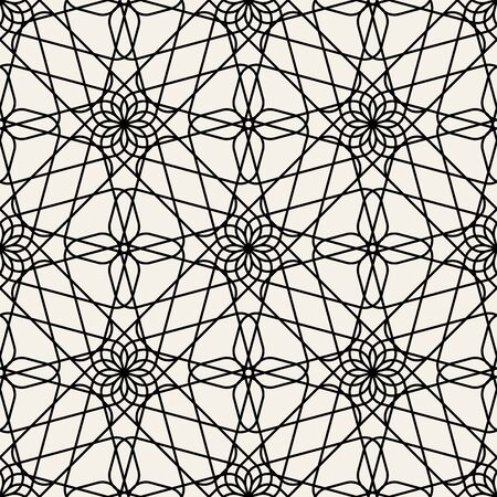 Background with a seamless pattern in Arabian style. Vector islamic ornamentのイラスト素材
