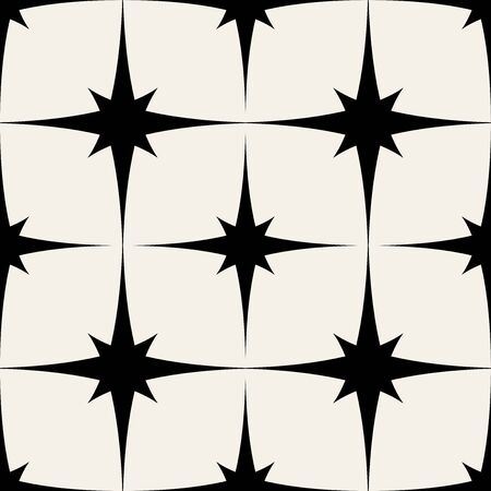 Stars seamless pattern background retro vintage design vectorのイラスト素材