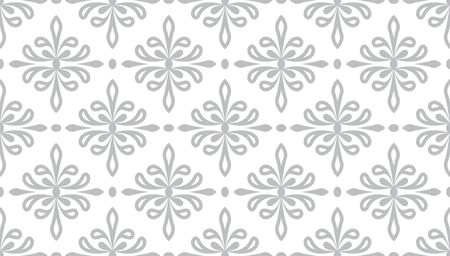 Vector seamless floral damask pattern for wedding invitation or vintage abstract backgroundのイラスト素材