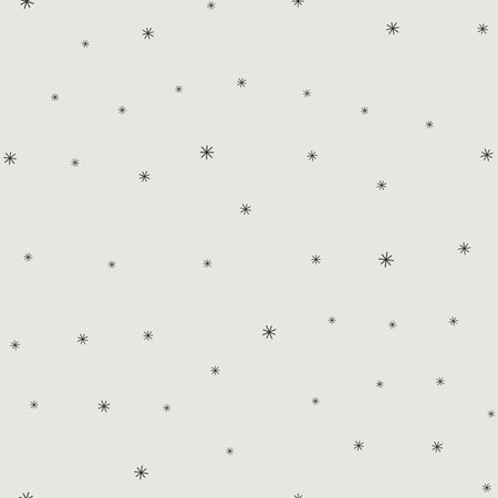 Simle seamless snowflake vector pattern. Delicate textureのイラスト素材
