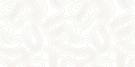 Vector tree rings seamless background, subtle pattern. topographic map background conceptのイラスト素材