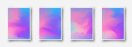 Modern abstract covers set. Cool gradient shapes composition. Eps10 vector.の写真素材