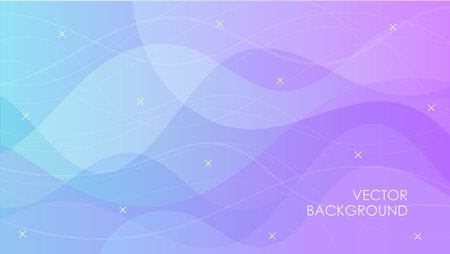 Abstract vector wave background. Futuristic minimalistic backdrop texture.のイラスト素材
