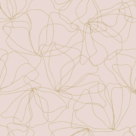 Seamless floral abstract delicate pattern. Vector texture in pastel colorsのイラスト素材