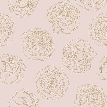 Seamless floral abstract delicate pattern. Vector texture in pastel colorsのイラスト素材