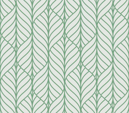 Seamless pattern. Graphic ornament. Floral stylish background. Vector repeating texture with stylized leavesのイラスト素材