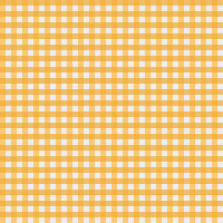 Vector plaid yellow pattern in rustic style. Seamless textureのイラスト素材