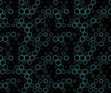 Technology background with micro circuit board. Seamless high tech pattern. IT texture. Stock vector illustration.のイラスト素材