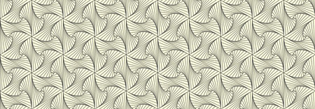Abstract geometric paradox pattern. Seamless illusion bacgroundのイラスト素材