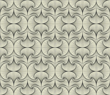 Abstract geometric paradox pattern. Seamless illusion backgroundのイラスト素材