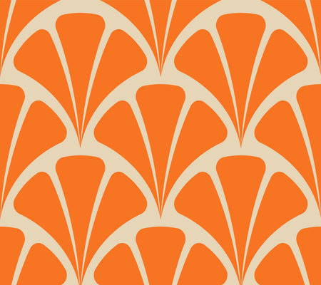 70s Retro Seamless colorful Pattern. 60s and 70s Retro style and Aesthetic.のイラスト素材