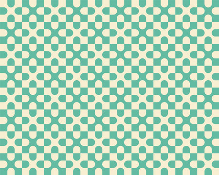 50s Mid Century Modern Seamless geometric Pattern. Atomic age minimalistic decorative trendy backgroundのイラスト素材