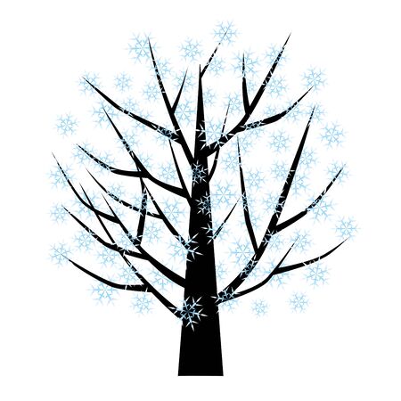 Winter treeのイラスト素材