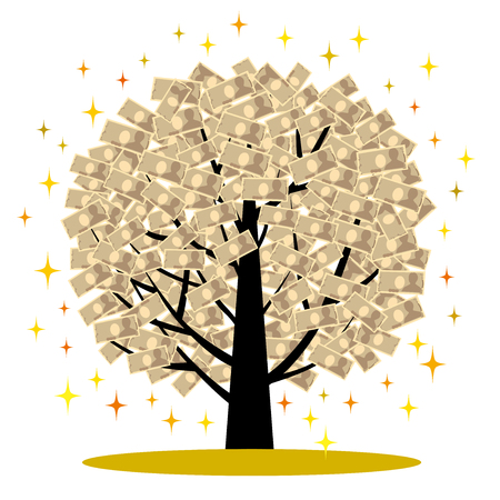The tree which money grows onのイラスト素材