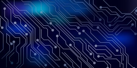 Abstract technology circuit board for Network, Internet. Vector background.のイラスト素材