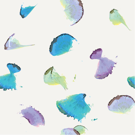 Abstract seamless pattern of watercolor splashのイラスト素材