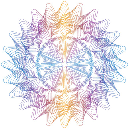 Vector Guilloche background for certificate or diploma and currency designのイラスト素材