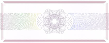 Vector Guilloche background for certificate or diploma and currency designのイラスト素材