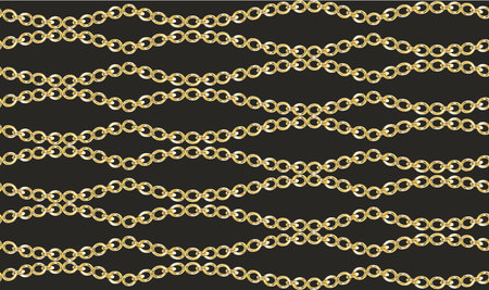 Seamless pattern of chains. Vector Illustration, great for wallpaper, textile pattern or background...
