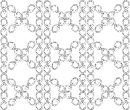 Seamless pattern of chains. Vector Illustration, great for wallpaper, textile pattern or background...