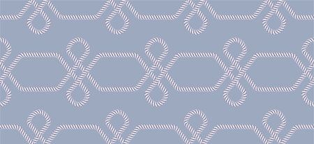 Seamless pattern of ropes. great for wallpaper, textile pattern or background images.のイラスト素材