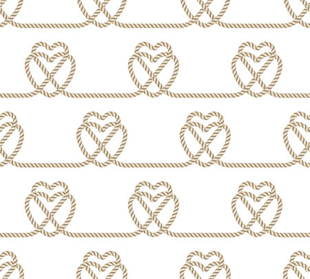 Seamless pattern of ropes. great for wallpaper, textile pattern or background images.のイラスト素材